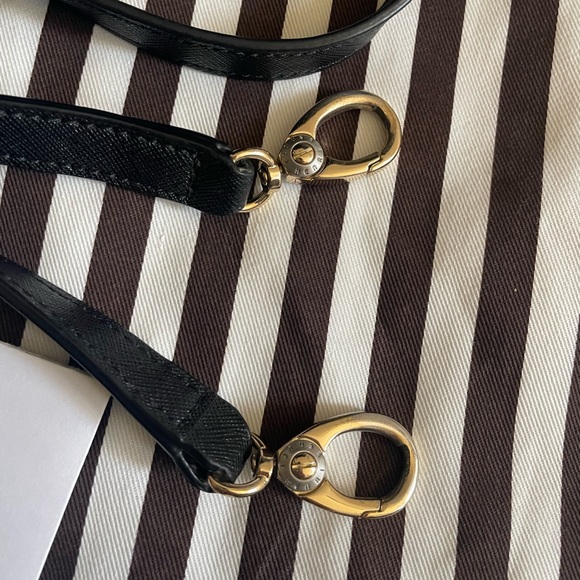 Henri Bendel west 57th small turnlock black satchel bag - Picture 8 of 13